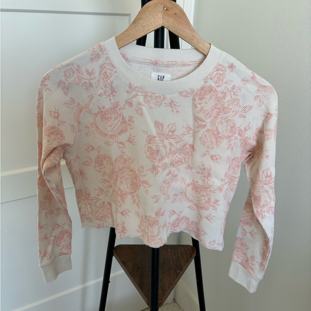 Gap Teen Long Sleeved Waffle Tee